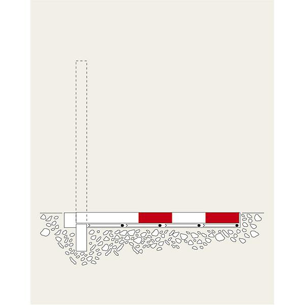 Actual product image kaiserkraft Barrier post