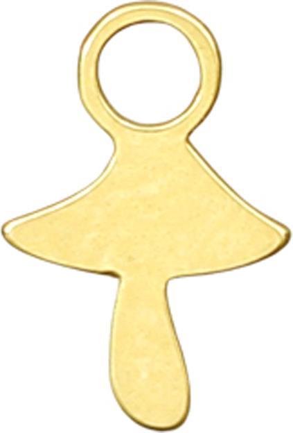 Produktbild Star Piercing Anhänger vergoldet Pilz (ohne Messing, Chirurgenstahl 316L)