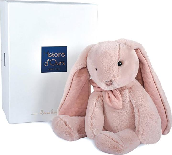 Produktbild Doudou et Compagnie Preppy Chic Hase, rosa 30cm (40 cm)