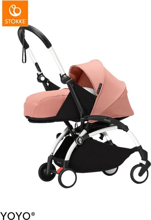 Image du produit Stokke YOYO³ 0+ white avec 6+ set textile