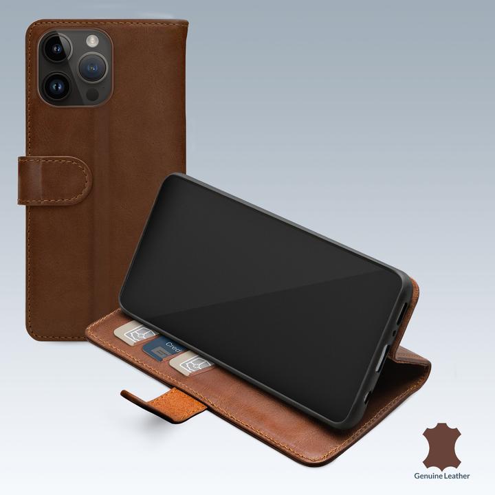 Produktbild Mobilize Portemonnaie aus Leder (Apple iPhone 14 Pro Max)