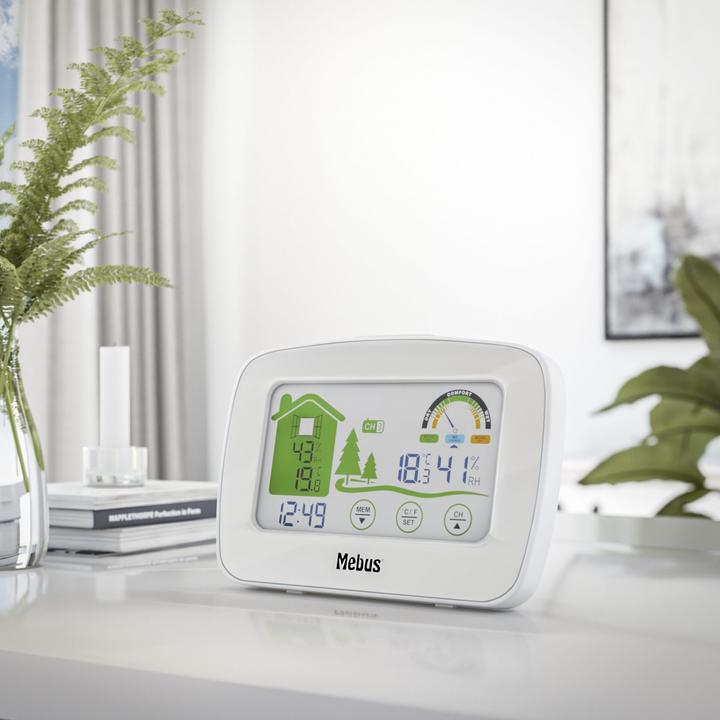 Actual product image Mebus 40903 Radio weather station
