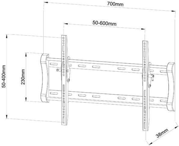 Produktbild Vivanco Bti 6060 (Wand, 65", 50 kg)