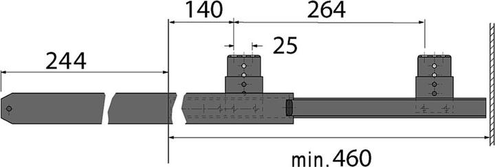 Produktbild Hettich Tastaturauszüge mit Mousepad SYSTEMA TOP 2000