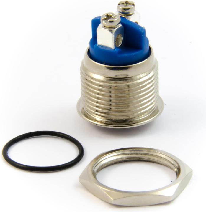 Produktbild Purecrea Einbau Drucktaster IP67 Edelstahl 16mm 2P