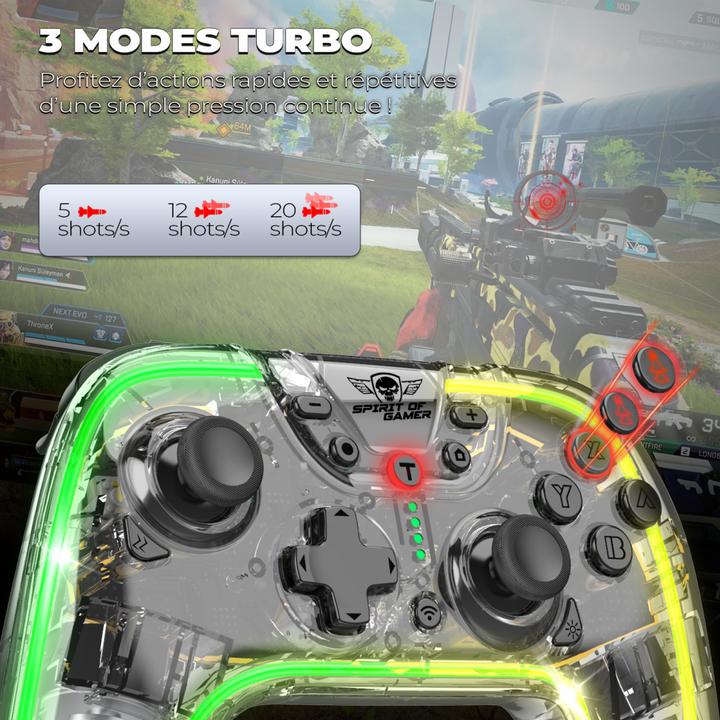 Produktbild Spirit Of Gamer Wireless Gamepad (PC, iOS, Android, Switch)
