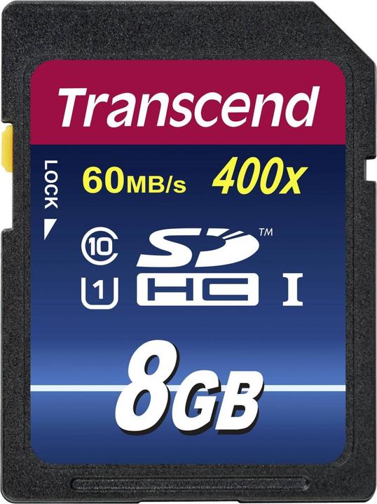 Transcend Premium 400x (8 GB, SDHC, U1, UHS-I)