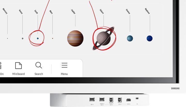 Actual product image Samsung Flip 4 Pro WM65B (3840 x 2160 Pixels, 65")