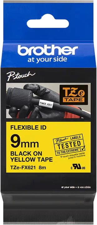 Produktbild Brother TZe-FX621 (0.90 cm, Schwarz)