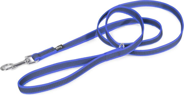 Julius-K9 K9 GUMMIERTE LEINE BLAU 180CM (Hund, Hundesport)
