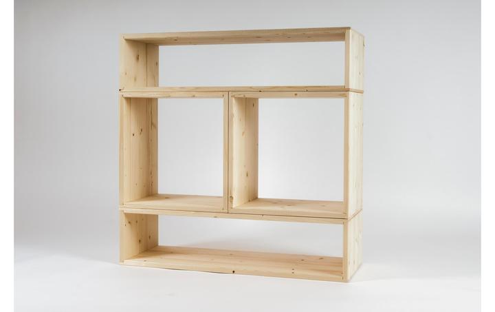Produktbild Holz Zollhaus Regal Lotti 40 x 40 x 30 cm, Nature (40 x 40 x 30 cm)