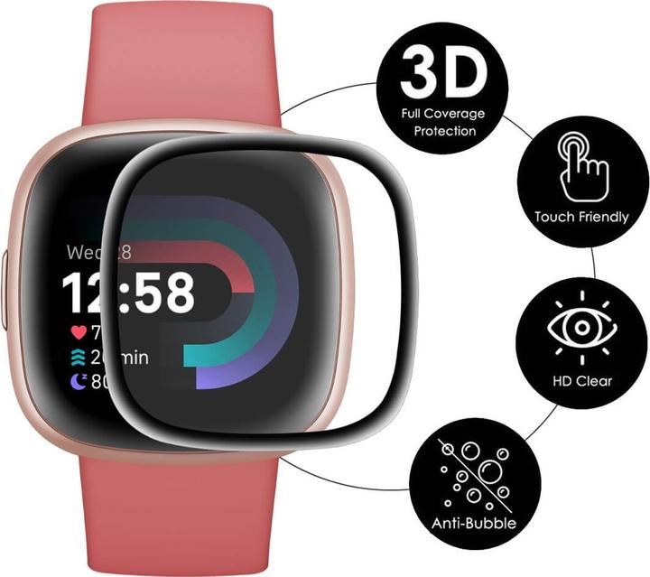 Image du produit Cover-Discount Fitbit Versa 4 / Sense 2 - 2 pcs. film de protection