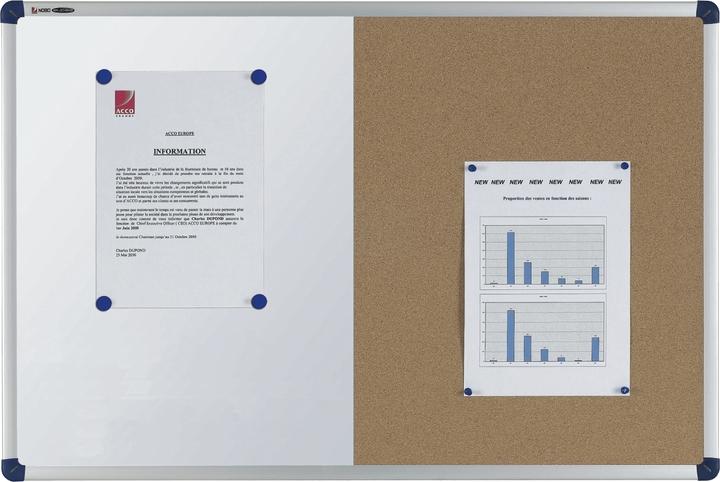 Actual product image Nobo Combination Noticeboard (Combination board, 90 x 60 cm)