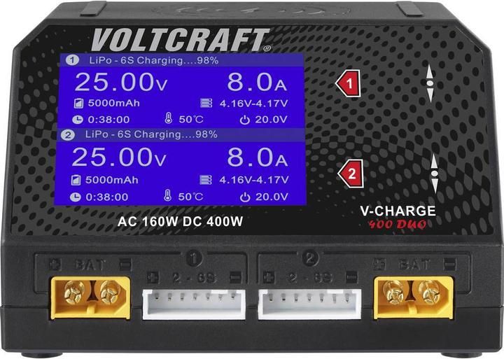 Image du produit Voltcraft Chargeur de modèle V Charge 400 Duo