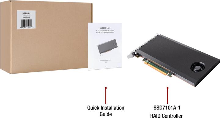 Produktbild HighPoint SSD7101A-1 RAID Controller