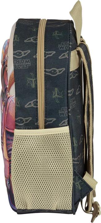 Image du produit The Mandalorian Sac à dos pour enfants 3D Noir Beige 27 x 33 x 10 cm