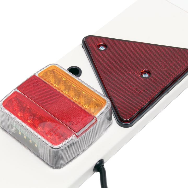 Produktbild Wiltec Anhänger LED Lichtleiste 7 polig 12V Anhängerbeleuchtung PKW Fahradträger