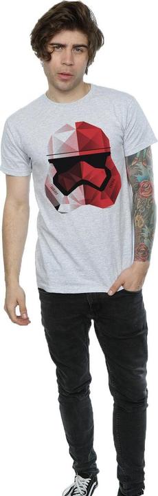Immagine prodotto Star Wars Maglietta Uomo Red Cubist Stormtrooper Helmet (XL)