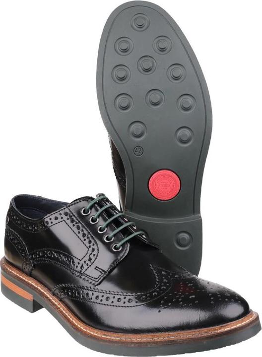 Actual product image Base London Mens Woburn Excel Leather Brogues (50.5)