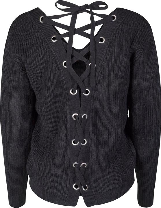 Actual product image Urban Classics Ladies Back Lace Up Sweater (M)