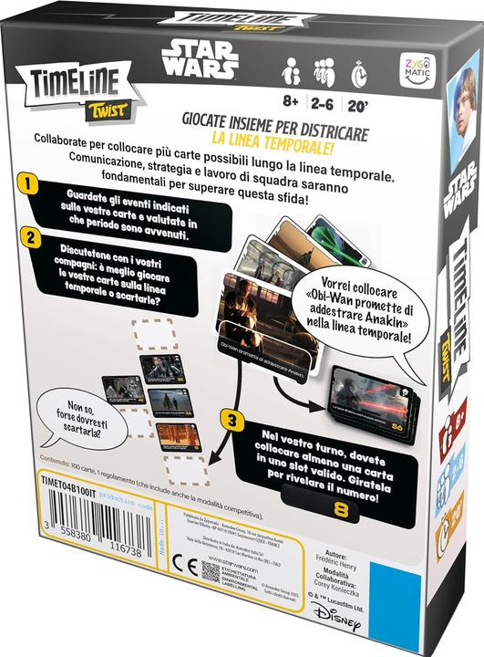 Actual product image Asmodée Timeline Twist - Star Wars: Ed. Italiana (Italian)