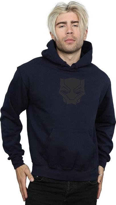 Produktbild Black Panther Schwarz auf Schwarz Hoodie (XXL)
