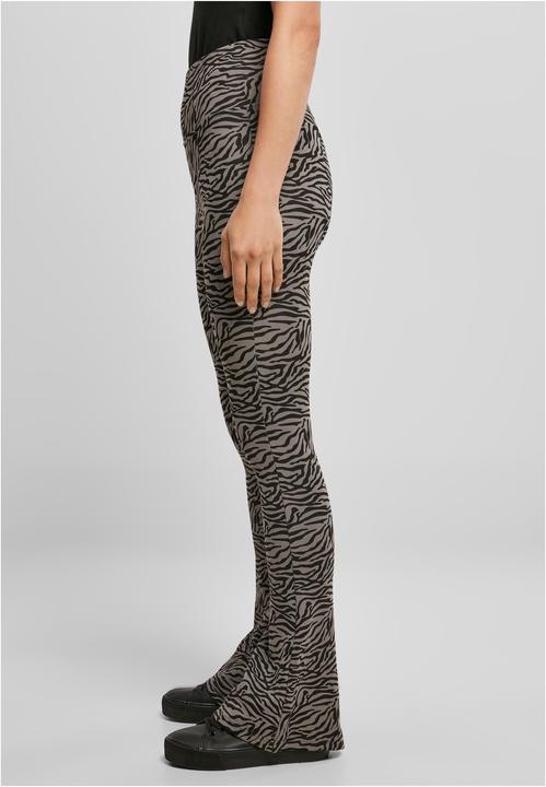 Produktbild Urban Classics Ladies High Waist Zebra Boot Cut Leggings - 14105 (XL)