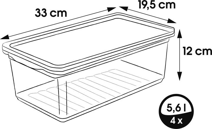 Immagine prodotto keeeper Bea (19,5 x 33 x 12 cm, 5.60 l)