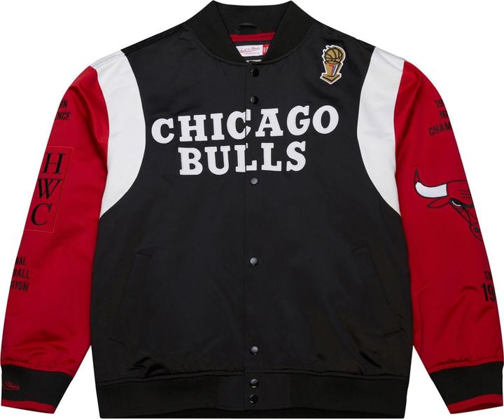 Produktbild Mitchell & Ness M&N Heavyweight Satin Jacket NBA Chicago Bulls - L (L)