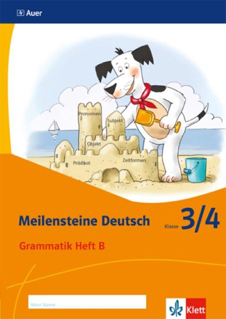 Immagine prodotto Meilensteine. Deutsch Grammatik Heft B. Klasse 3/4. Ausgabe ab 2017 (Tedesco, Martina, Mohnen, Nicole/Zerr, 2017)