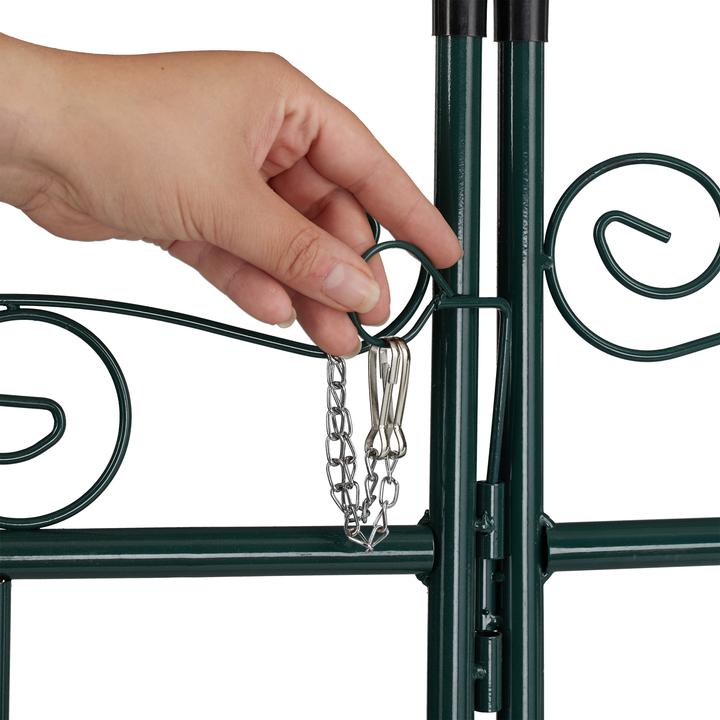 Actual product image Relaxdays Rose Arch with Gate (36.50 cm, 113.50 cm)