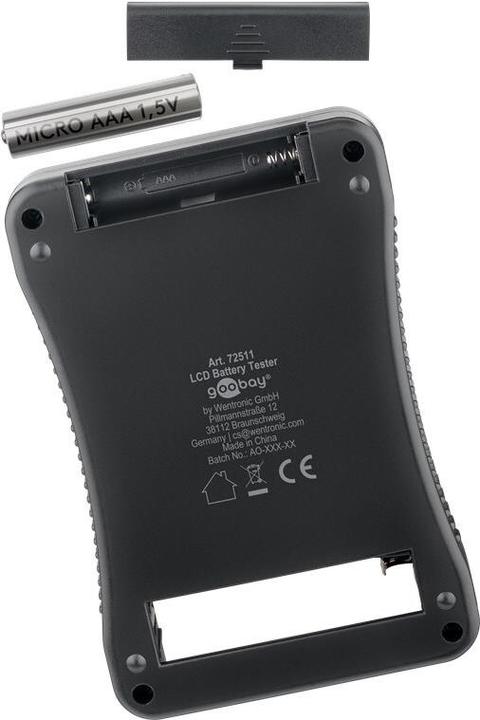 Image du produit Goobay Testeur de piles LCD