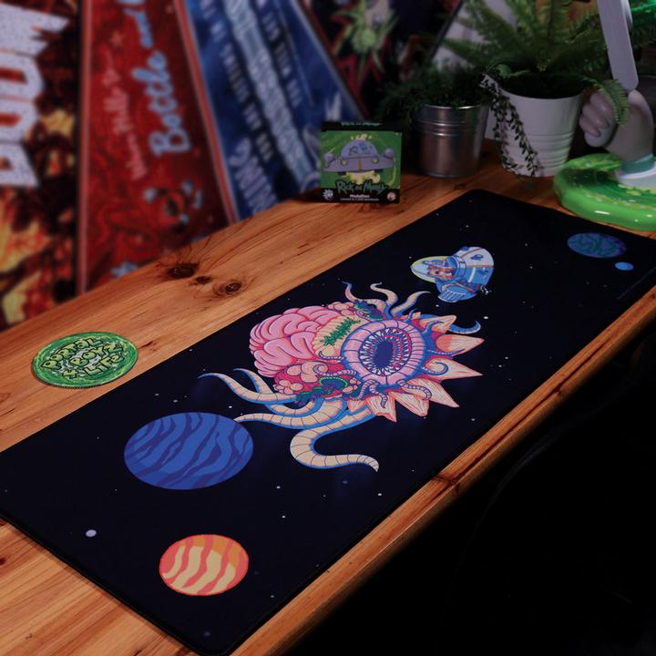 Produktbild Fanattik Rick & Morty set sous-mains revêtu & sous-verre Cosmos