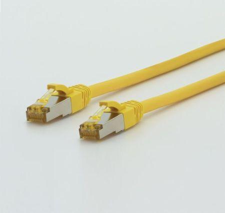 Produktbild TTL TTLan Patchkabel UltraFlex Cat. 6A ISO/IEC, S/FTP (PiMF), hochflexibel, halogenfrei, gelb, 1,5 m (CAT6a, 1.50 m)