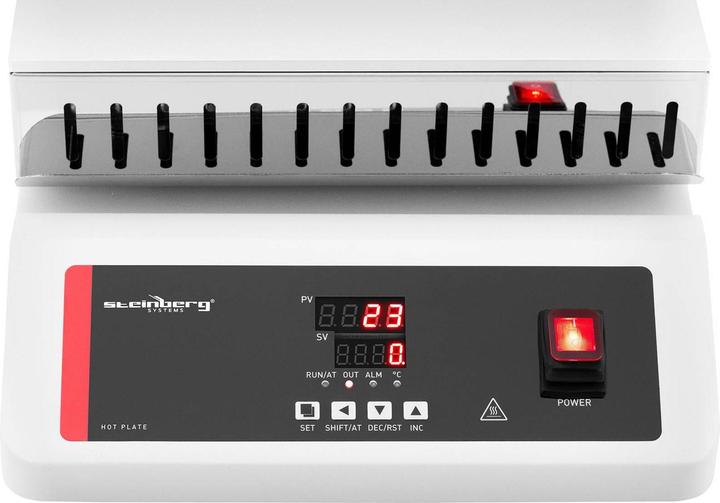 Produktbild Steinberg Laborheizplatte Heizplatte mit Temperaturregelung 1380 W 30 x 30 cm 350 °C