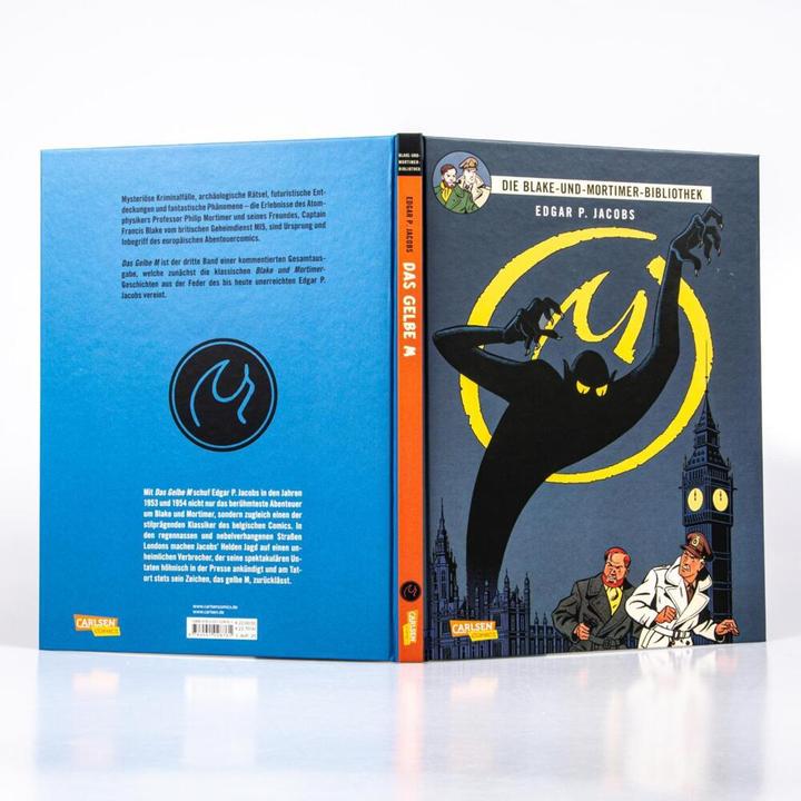Actual product image Blake und Mortimer Bibliothek 3: Das Gelbe M (German, Edgar P. Jacobs, 2020)