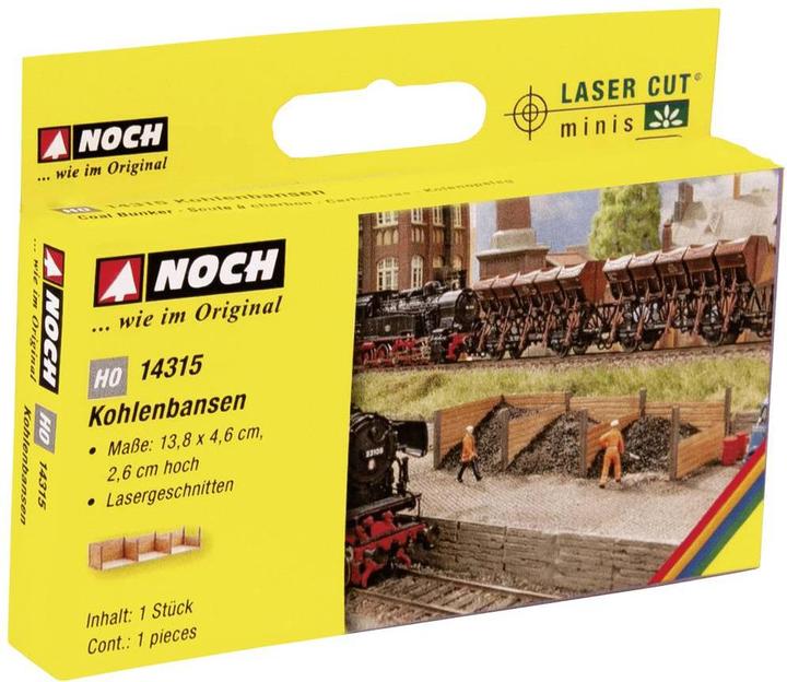 Image du produit Noch 14315 H0 Banses à charbon en kit