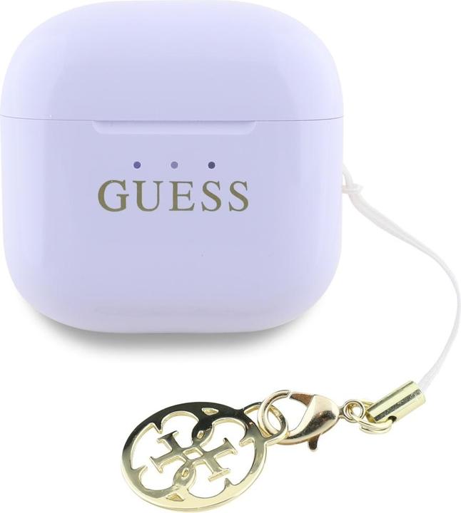 Image du produit Guess Écouteurs TWS Glossy Effect Imprimé Classic Logo & Charm - Lavande (4 h, Sans fil)