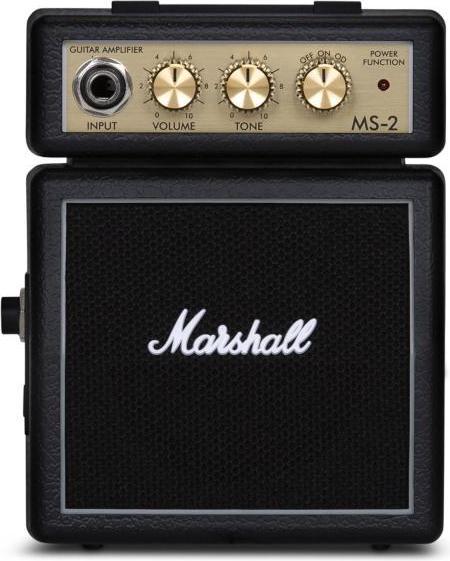Produktbild Marshall Gitarren-Verstärker MS-2 Micro Stack mit Kabel (Gitarre, 1 W)