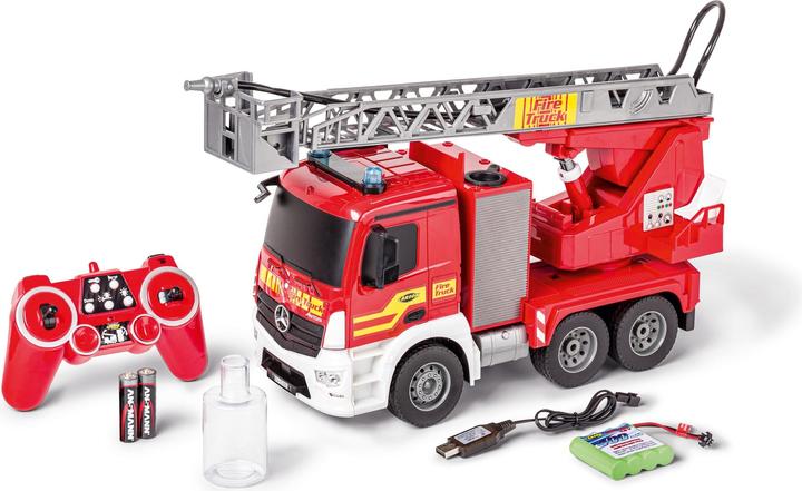 Carson Fire brigade with turntable ladder (RTR Ready-to-Run)