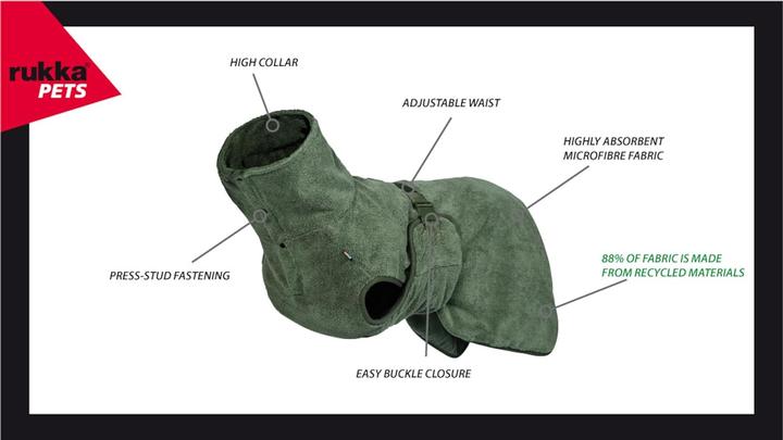 Produktbild Rukka Medea Eco Bathrobe (S, Hundemantel)