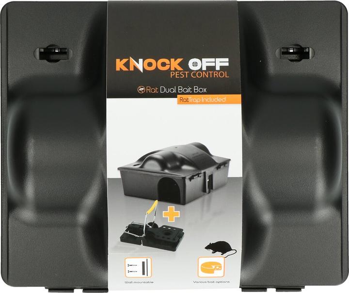 Actual product image Knock Off Bait box rat/mouse Dual bait with rat trap