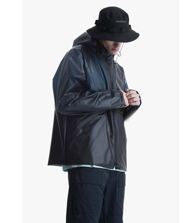 Produktbild Krakatau regenjacke tranformabe verchweisst tethy (S)
