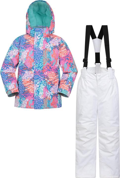 Immagine prodotto Mountain Warehouse Bambini Stampato Giacca e Pantaloni da Sci (104)
