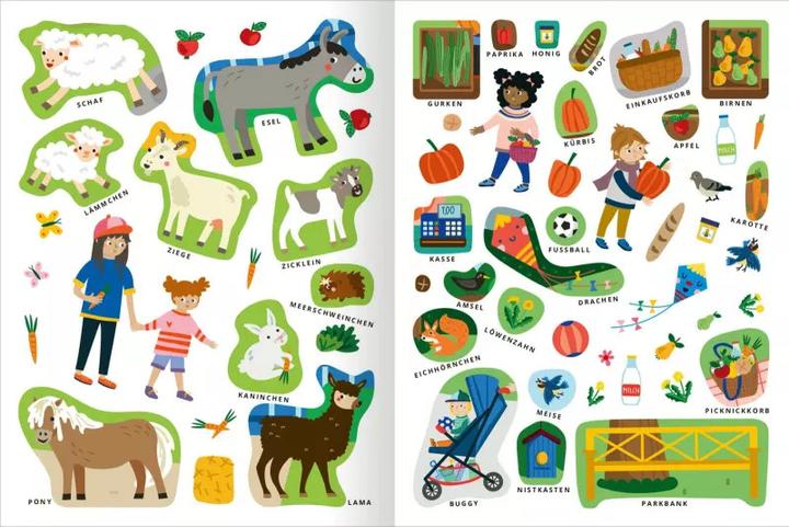 Produktbild Stickerheft, Bilderlexikon - Meine Welt