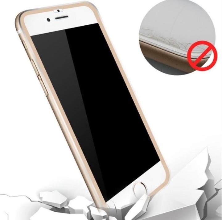 Actual product image G-Case iPhone 8 Plus 3D Screen Protector Aluminium Frame (1 Piece, Apple iPhone 8 Plus)
