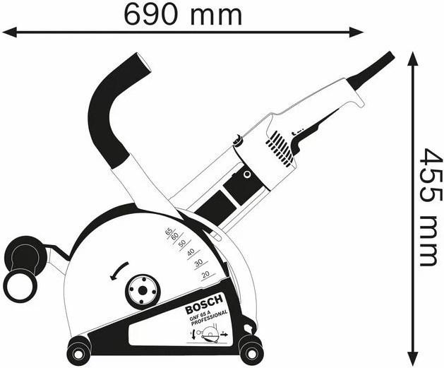 Produktbild Bosch Professional Mauernutfräse GNF 65 A