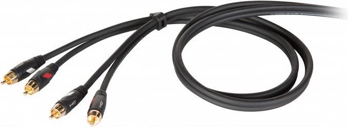 Image du produit Proel Les câbles RCA stéréo en dur (3 m, RCA)
