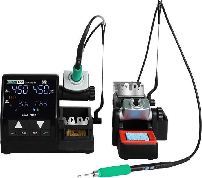 Actual product image Sugon T60 Soldering Station + TJ8 Expansion