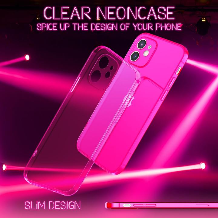 Actual product image Nalia Clear Neon Cell Phone Case (Apple iPhone 12 mini)